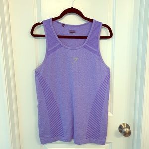 Gymshark Men’s tank top, purple, large